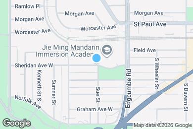 Map image of the property - 1882 Sheridan Ave