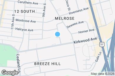 Map image of the property - 2815 W Kirkwood Ave