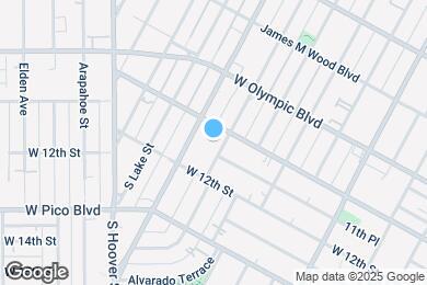 Map image of the property - 1117 S Westlake Ave