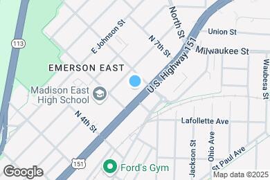 Map image of the property - 2332 E Washington Ave