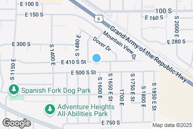 Map image of the property - 1572 E 410 S