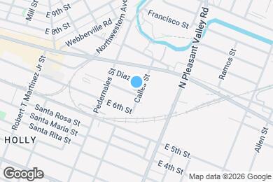 Map image of the property - 2610 Hidalgo St