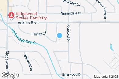 Map image of the property - 1110 Auburn Dr