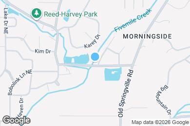 Map image of the property - 1700 Serene Dr