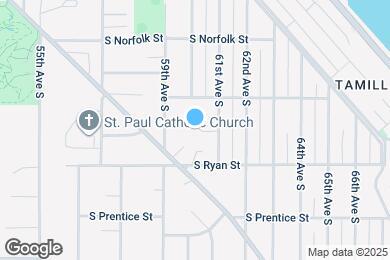 Map image of the property - 10035 61st Ave S