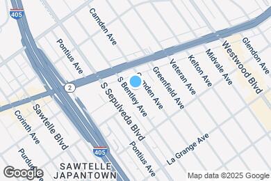 Map image of the property - 1750 S Bentley Ave