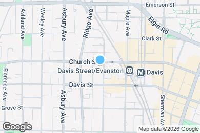Map image of the property - 1100 Church St