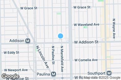 Map image of the property - 1634 W Addison St