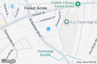Map image of the property - 3600 Chateau Dr