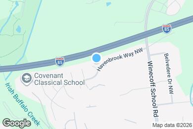 Map image of the property - 1406 Cherith Ct NW