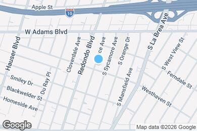 Map image of the property - 2750 Alsace Ave