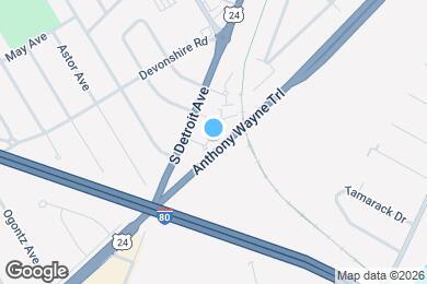 Map image of the property - 3325 Bampton Ave