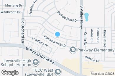 Map image of the property - 1160 Valley Oaks Dr