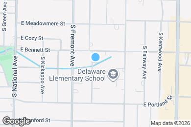 Map image of the property - 1428 S Pickwick Ave