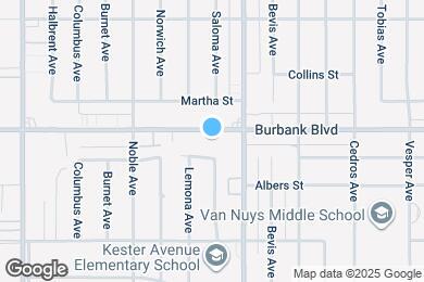 Map image of the property - 14934 Burbank Blvd