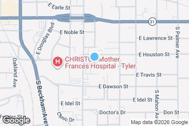 Map image of the property - 1118 Woodley St