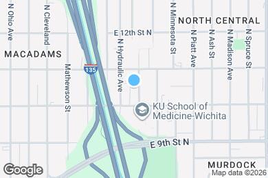 Map image of the property - 1129 N Kansas St