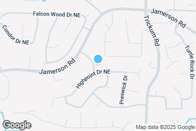 Map image of the property - 4948 Highpoint Way NE