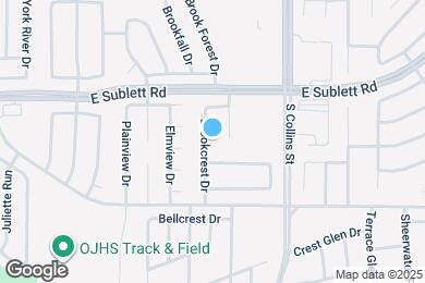 Map image of the property - 6317 Brookcrest Dr