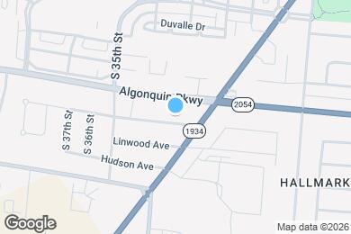 Map image of the property - 3313 Penway Ave