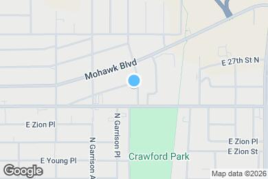 Map image of the property - 660 E 26th Pl N