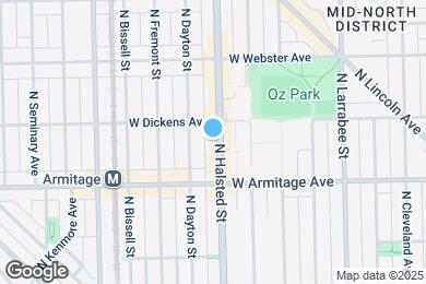 Map image of the property - 2040 N Halsted St