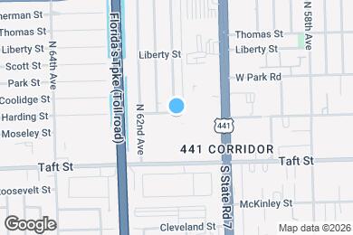 Map image of the property - 6100 Harding St