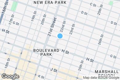 Map image of the property - 2202 G St