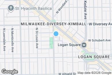 Map image of the property - 2711 N Kimball Ave