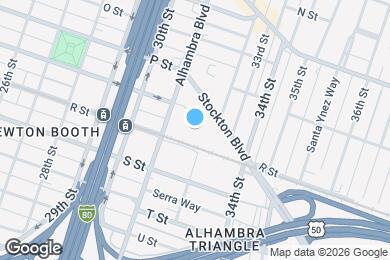 Map image of the property - 3610 Folsom Blvd