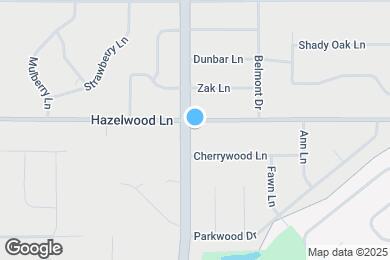 Map image of the property - 2593 Hazelwood Ln