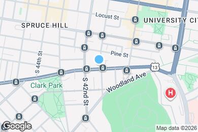 Map image of the property - 4101 Baltimore Ave
