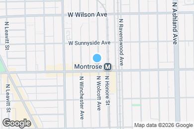 Map image of the property - 4329 N Wolcott Ave