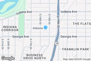 Map image of the property - 1515 Alabama Ave