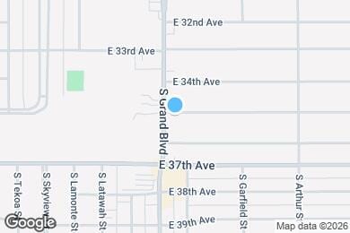 Map image of the property - 606 E 35th Ave