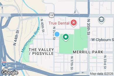 Map image of the property - 502 N 39th St