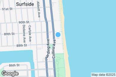 Map image of the property - 8855 Collins Ave