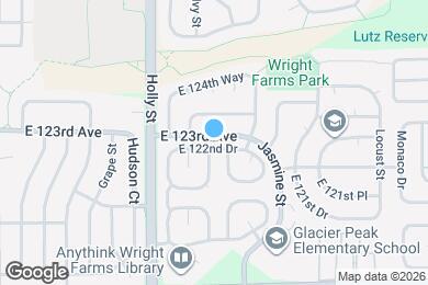 Map image of the property - 5807 E 122nd Dr