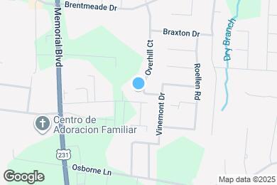 Map image of the property - 3019 Overhill Ct