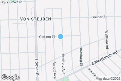Map image of the property - 17405 Bradford Ave