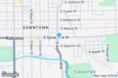 Map image of the property - Sycamore Apartments