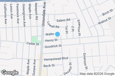 Map image of the property - 717 Henry St