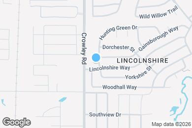 Map image of the property - 1844 Hunting Green Dr