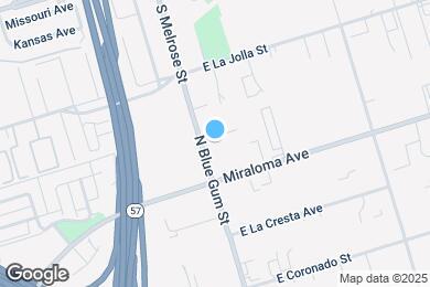 Map image of the property - 1330 N Blue Gum St