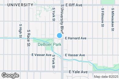 Map image of the property - 2505 S University Blvd
