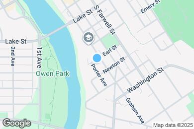 Map image of the property - 907 Porter Ave