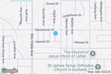 Map image of the property - 10832 1/2 Odell Ave