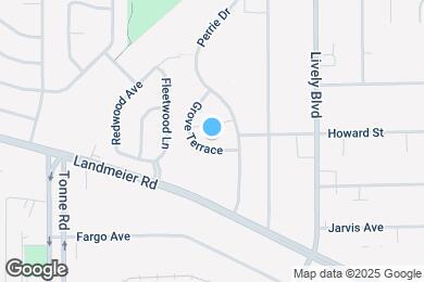 Map image of the property - 650 Perrie Dr