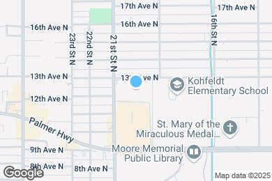 Map image of the property - 1919 13th Ave N