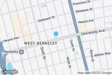 Map image of the property - 931 University Ave